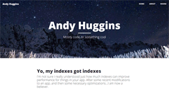 Desktop Screenshot of andrewhuggins.com